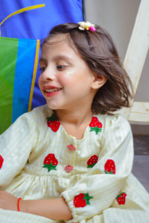 GIRL STRABERRY FROCK - Image 2