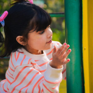Pink Strips Sweat Shirt For Kids  Age (1to12)