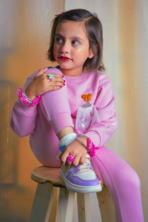 BABY PINK 4D DOLL TRACK SUIT