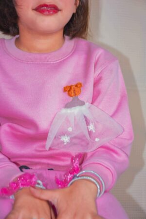 BABY PINK 4D DOLL TRACK SUIT - Image 2