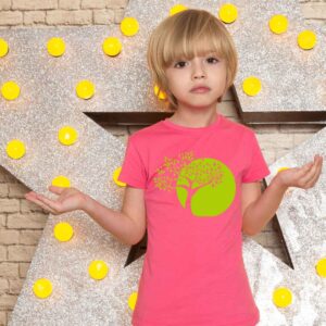 Baby Pink T- Shirt  With Unique Print for kids Age (1to12)