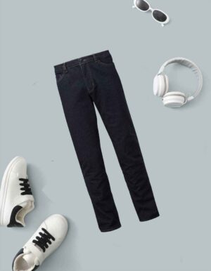 Straight Fit black Pant kids  (1to12) - Image 2