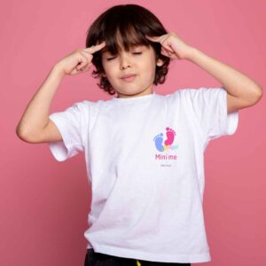 Trendy Trio: Pack of 3 Stylish Tees for Kids – Green, White & Black  (1to12) - Image 4