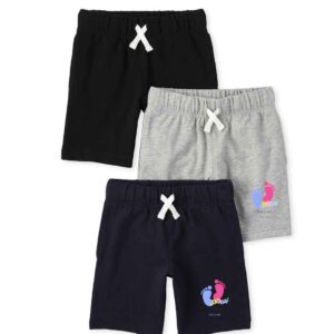 Plain Black & Gray Shorts - Pack of 3 | Soft & Comfortable Kids Wear