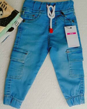Boys' Blue Cargo Pants – Stylish & Comfortable (Ages 1-16)