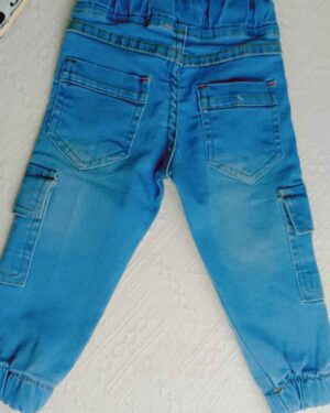 Boys' Blue Cargo Pants – Stylish & Comfortable (Ages 1-16) - Image 3