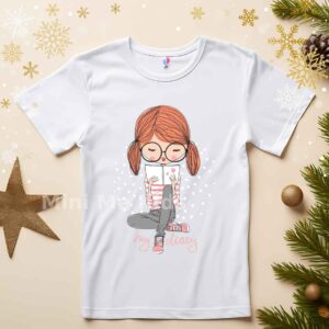 Off-White “My Diary” Printed Girls T-Shirt – Soft Cotton