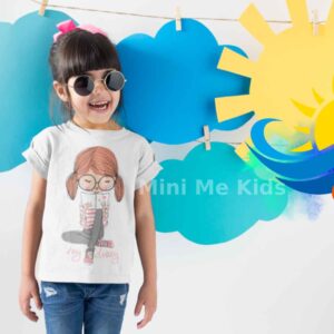 Off-White “My Diary” Printed Girls T-Shirt – Soft Cotton - Image 2