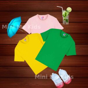 Pack of 3 Premium Solid Color T-Shirts – Everyday Comfort Redefined