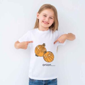 "Onion Graphic Kids T-Shirt – Fun & Playful Style for Ages 1 to 12" - Image 2