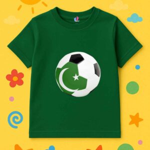 Bottle Green T-Shirt with 14 August Print