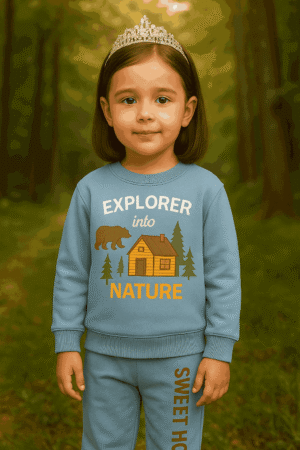 Blue Explorer Jogger Set – Kids Winter Collection in Pakistan