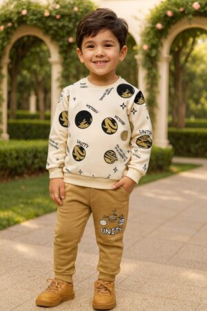 Kids Winter Jogger Set in Pakistan – Cozy and stylish boys winter outfit